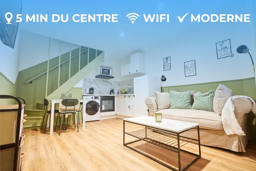 Nouveaute ! Lille T3 Avec Decor Moderne, Wifi 外观 照片
